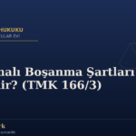 Anlaşmalı Boşanma Şartları Nelerdir? (TMK 166/3)