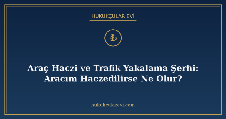 Araç Haczi ve Trafik Yakalama Şerhi: Aracım Haczedilirse Ne