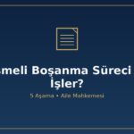 Çekişmeli boşanma süreci dilekçeler ön inceleme tahkikat sözlü yargılama hüküm aile mahkemesi HMK