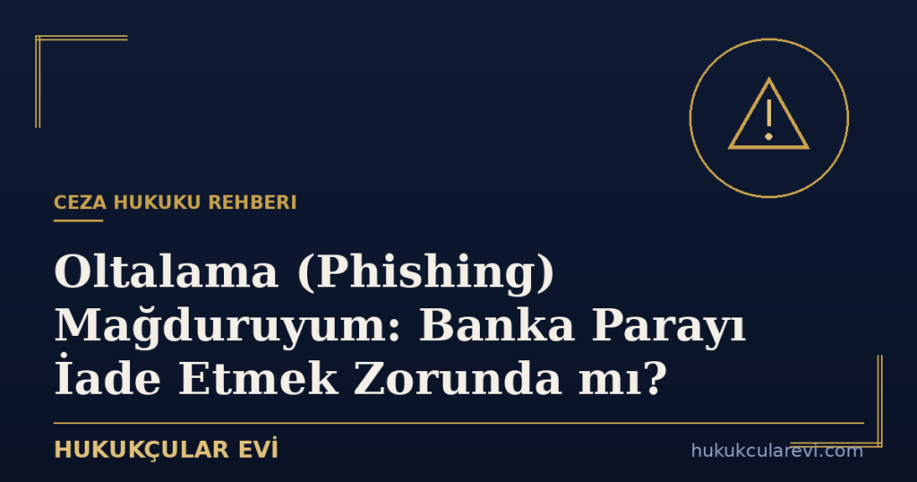 Oltalama (Phishing) Mağduruyum: Banka Parayı İade Etmek Zorunda mı?