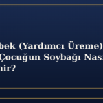 Tüp Bebek (Yardımcı Üreme) ile Doğan Çocuğun Soybağı Nasıl Belirlenir?