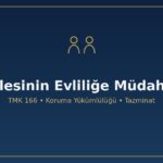 Eş ailesinin evliliğe müdahalesi kayınvalide boşanma TMK 166 185 koruma yükümlülüğü ağır kusur maddi manevi tazminat