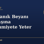 Gizli Tanık Beyanı Tek Başına Mahkumiyete Yeter mi?