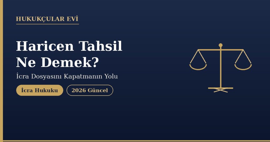 Haricen Tahsil Ne Demek? Harcı, Oranı ve Bildirim Süreci