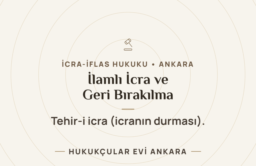 İtirazın Kaldırılması İtirazın Kaldırılması