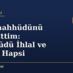 İcra Taahhüdünü İhlal Ettim: Taahhüdü İhlal ve Tazyik Hapsi