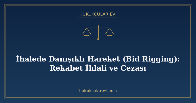 İhalede Danışıklı Hareket (Bid Rigging): Rekabet İhlali ve C
