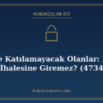 İhaleye Katılamayacak Olanlar: Kimler Kamu İhalesine Giremez
