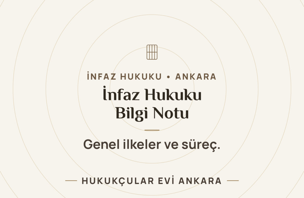 Tahliye ve Salıverilme İşlemleri
