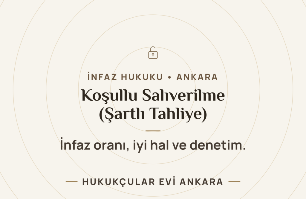 Koşullu Salıverilme (Şartlı Tahliye): Şartlar ve İnfaz Oranı