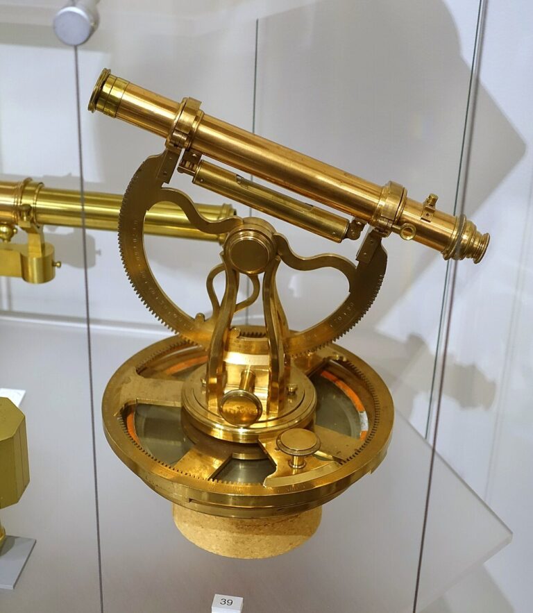 Bir ölçüm aleti (teodolit)