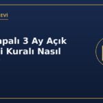Kapalıdan açık cezaevine geçiş kuralı