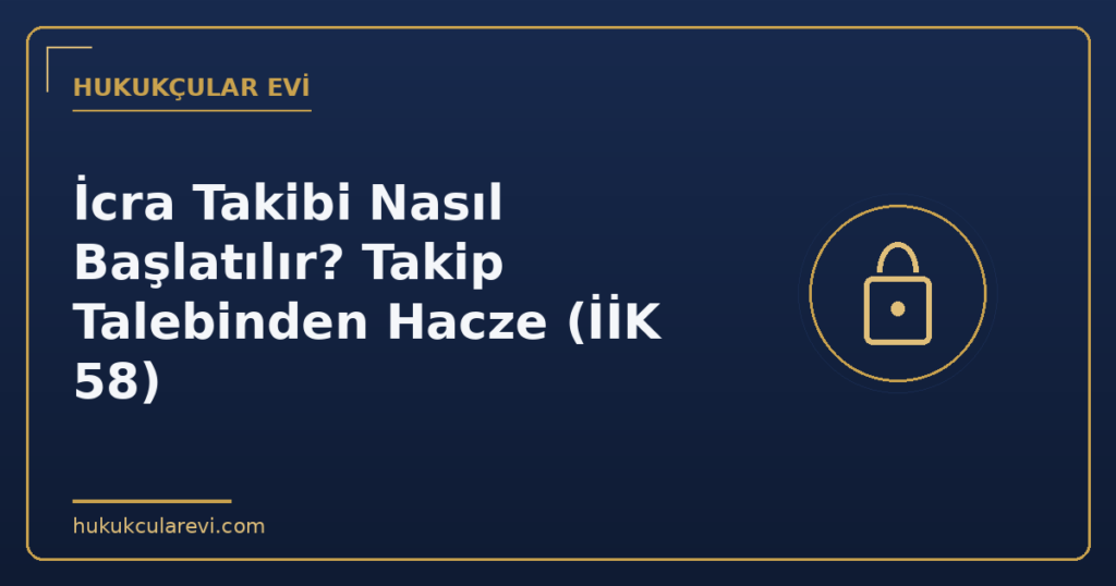 İcra Takibi Nasıl Başlatılır? Takip Talebinden Hacze (İİK 58)