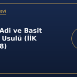 İflasta Adi ve Basit Tasfiye Usulü (İİK 208-218)