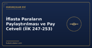İflasta Paraların Paylaştırılması ve Pay Cetveli (İİK 247-253)