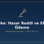 Kasko sigortası hasar reddi eksik ödeme teminat dışı haller pert eksik sigorta rücu