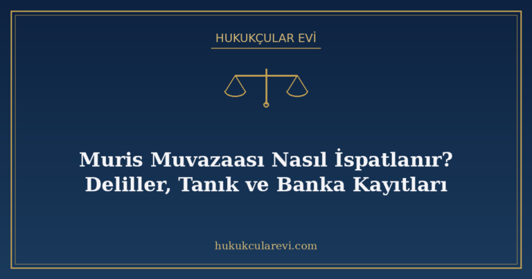 Muris Muvazaası Nasıl İspatlanır? Deliller, Tanık ve Banka K