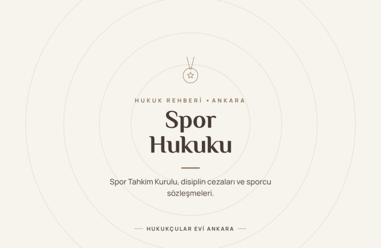 Spor Hukuku Rehberi: Tahkim, Disiplin Cezaları ve Sporcu Sözleşmeleri