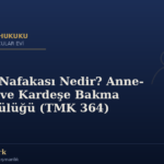 Yardım Nafakası Nedir? Anne-Babaya ve Kardeşe Bakma Yükümlülüğü (TMK 364)