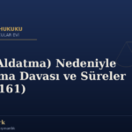Zina (Aldatma) Nedeniyle Boşanma Davası ve Süreler (TMK 161)
