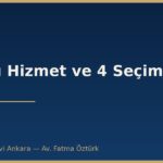 Ayıplı Hizmet Nedir? Tüketicinin 4 Seçimlik Hakkı (6502 m.13-15)