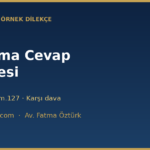 bosanma cevap dilekcesi ornegi v2