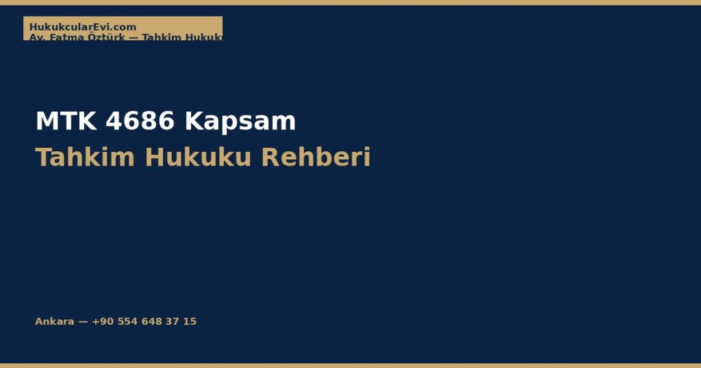 Milletlerarası Tahkim Kanunu (4686) Kapsamı Milletlerarası Tahkim Kanunu (4686) Kapsamı
