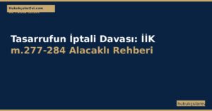Tasarrufun İptali Davası: İİK m.277-284 Alacaklı Rehberi (2026)