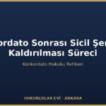 Konkordato Sonrası Sicil Şerhinin Kaldırılması Süreci