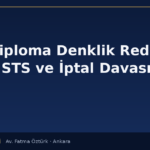 YÖK Diploma Denklik Başvurusunun Reddi: İtiraz, STS ve İptal Davası (2026)
