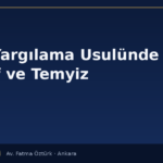 İdari Yargılama Usulünde İstinaf ve Temyiz: Süreler, Merciler ve Parasal Sınırlar