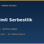 denetimli serbestlik talebi dilekcesi or v2