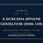 e durusma hmk 149 kapak