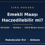 Emekli Maaşı Haczedilebilir mi? - Hukukçular Evi