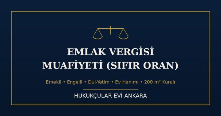 emlak vergisi muafiyeti kapak