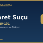 Hakaret suçu TCK 125 sosyal medya aleniyet kapak — Hukukçular Evi Ankara