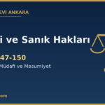 Şüphelinin ve sanığın hakları CMK kapak görseli — Hukukçular Evi Ankara
