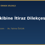 icra takibine itiraz dilekcesi ornegi