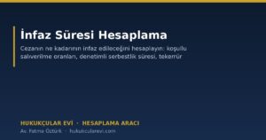 İnfaz Süresi Hesaplama: Koşullu Salıverilme, Denetimli Serbestlik ve Tekerrür (2026)