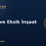 kapak ayipli eksik insaat