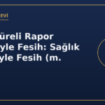 Uzun Süreli Rapor Nedeniyle Fesih: Sağlık Sebebiyle Fesih (m. 25/I)