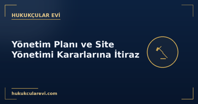 kapak yonetim plani itiraz