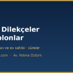 kira dilekceler