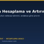nafaka hesaplama