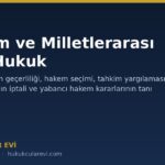 tahkim hukuku rehberi