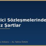 Tüketici Sözleşmelerinde Haksız Şartlar (m.5)