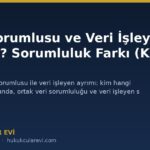 veri sorumlusu ve veri isleyen kimdir
