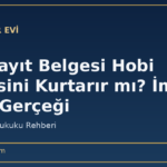 Yapı Kayıt Belgesi Hobi Bahçesini Kurtarır mı? İmar Barışı Gerçeği