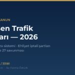 7574 sayili kanun trafik cezalari