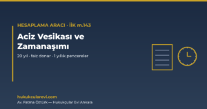 Aciz Vesikası Zamanaşımı ve Yeniden Takip Aracı — İİK m.105, 143 (2026)